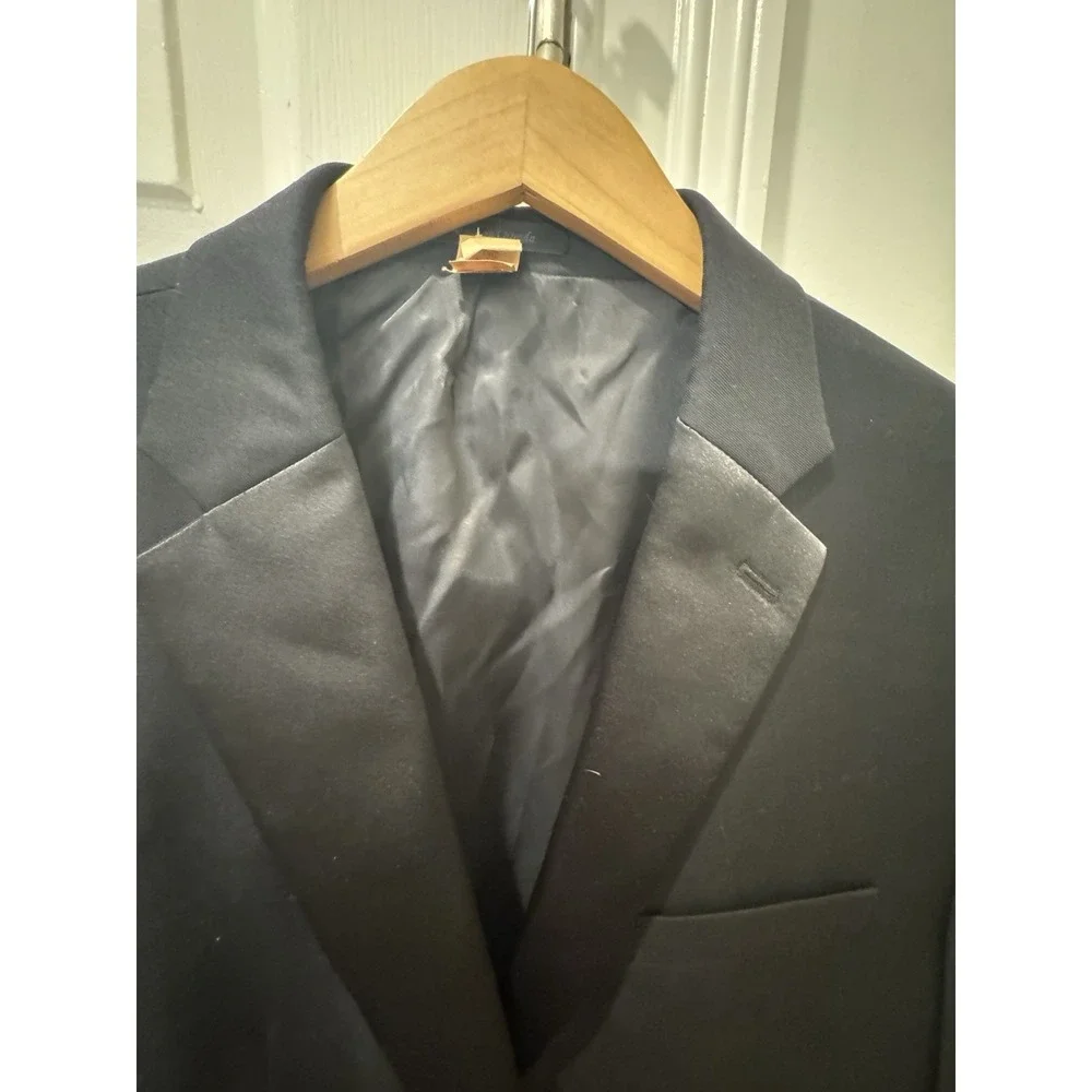 Lauren‎ Ralph Lauren Men's 100% Wool Blazer 50L Black Made in Canada